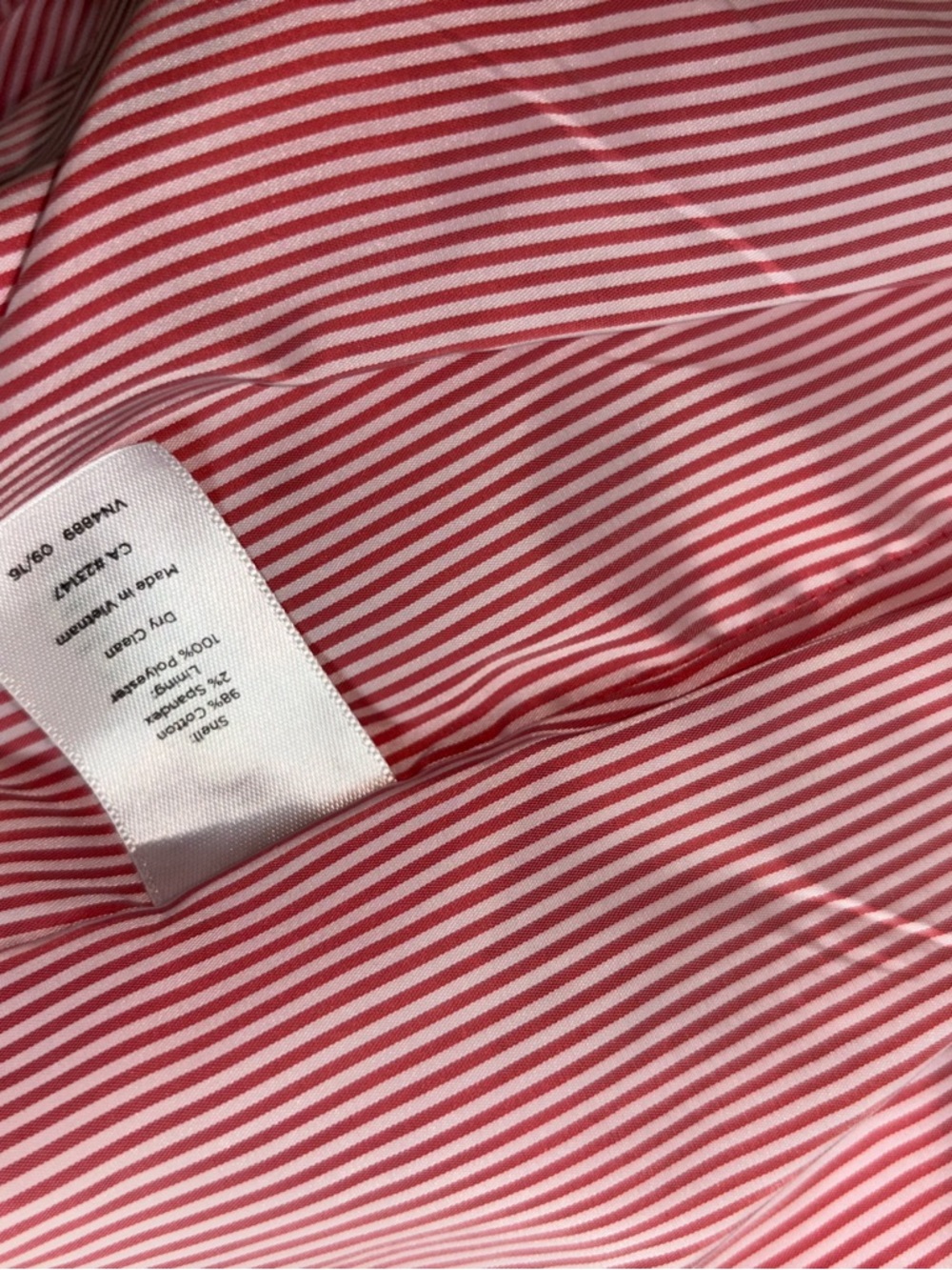 Talbots Pink and White Gingham Blazer Jacket - Picture 4 of 6
